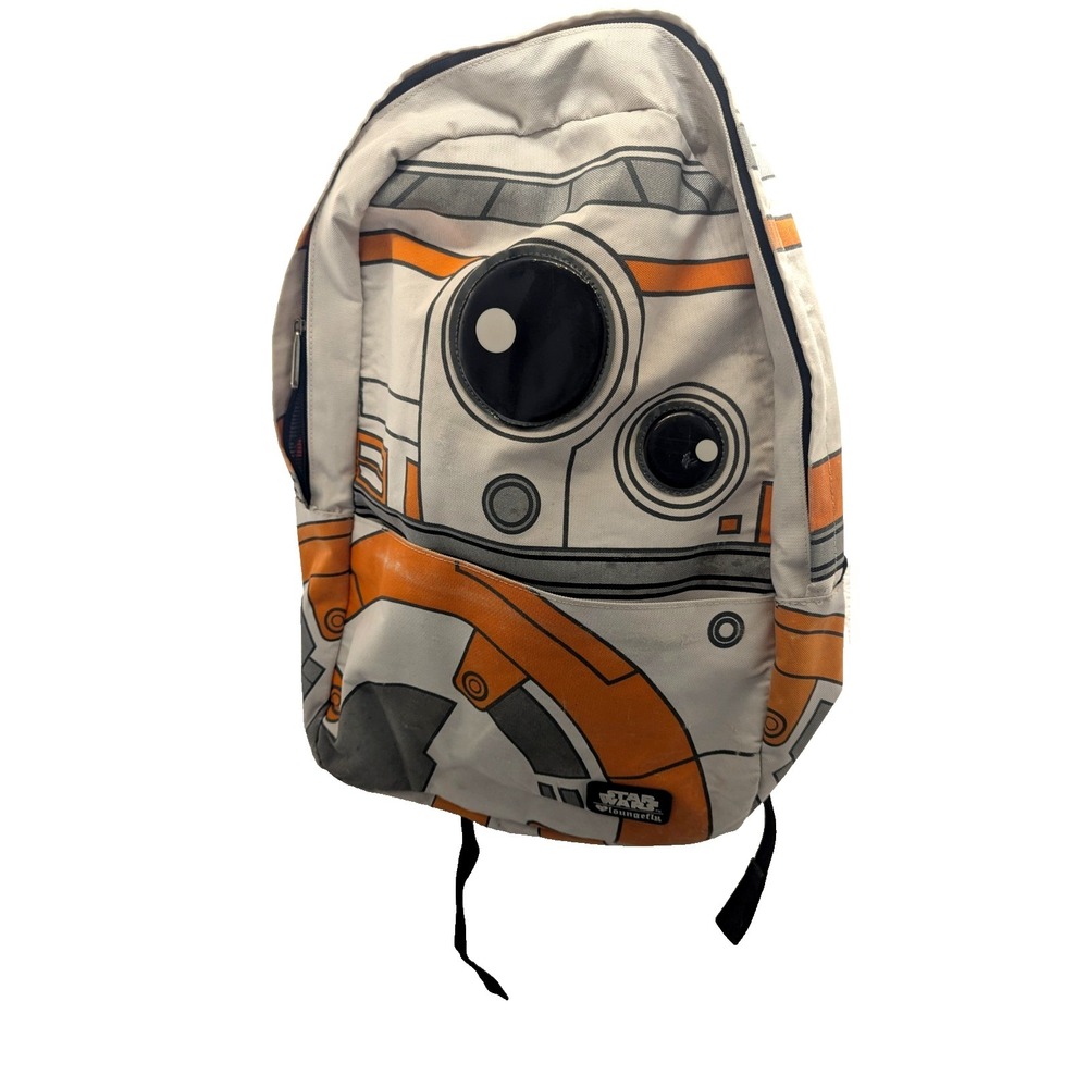 Loungefly Disney Star Wars Backpack Lucusfilm BB-8 The Force Awakens Orange Whit